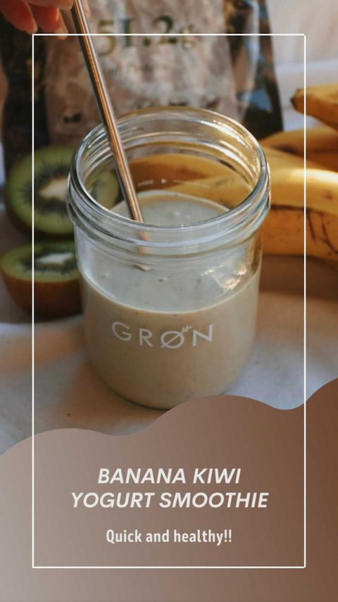 GRØNのグリーンモンスター&抹茶オールスターズレシピ -簡単プロテイン入りヨーグルトスムージー