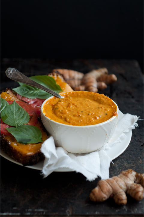 GRØNのゴールデンウォーリアーレシピ -カレー風味のプロテインスープ