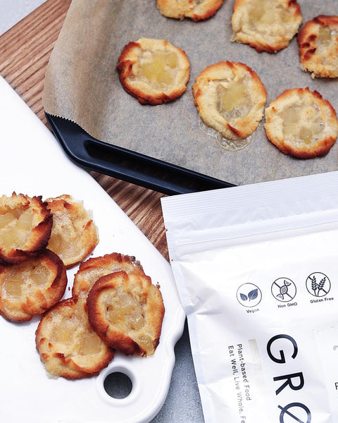 GRØNのパンケーキミックスのレシピ -ジャムクッキー