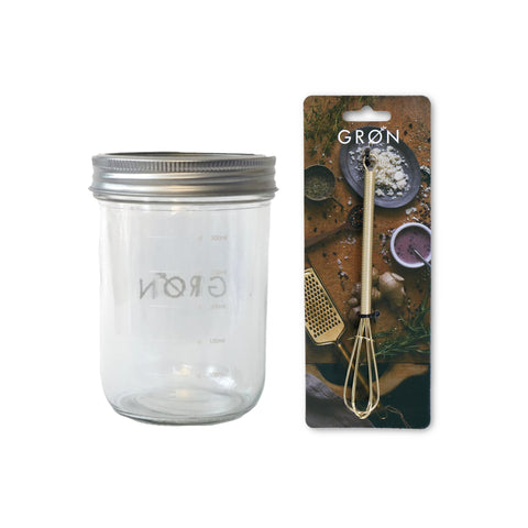 +1100円 Glass Shaker・Hand Blender Set